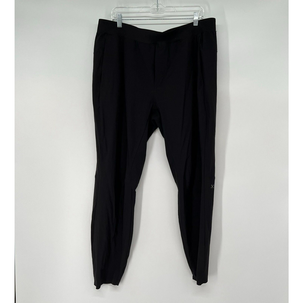 Lululemon In Mind Yoga Pants Mens 2XL Black Elastic Waist 30"